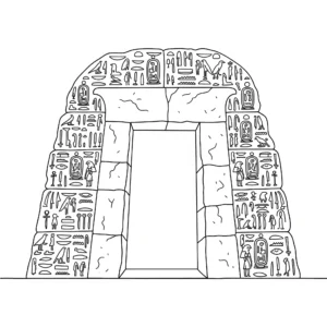 coloriage Egypte et dessin a imprimer