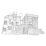 coloriage Egypte a imprimer