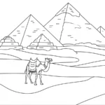 coloriage Egypte pour enfants à imprimer