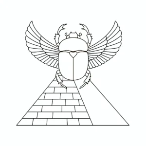 coloriage Egypte de pour enfants