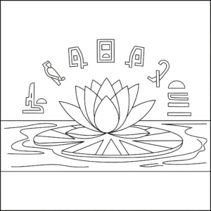 coloriage Egypte à imprimer gratuitement pdf