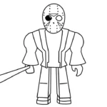 coloriage Forsaken à imprimer pour enfant de 12 ans