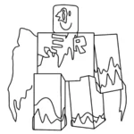 coloriage Forsaken à imprimer kawaii