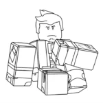 coloriage Forsaken a imprimer