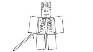 coloriage Forsaken à imprimer pour enfant de 8 ans