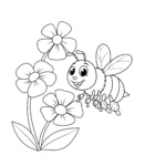 coloriage Insecte de pour enfants