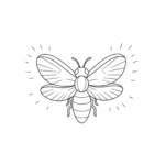 coloriage Insecte à imprimer pour enfant de 12 ans