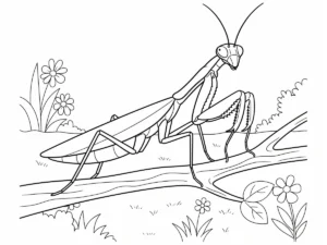 a imprimer coloriage Insecte gratuit