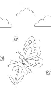 coloriage Insecte pour enfant de 8 ans