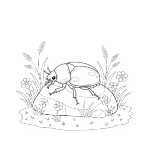 coloriage Insecte à imprimer pour enfant de 10 ans