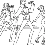 coloriage KPop Demon Hunters en ligne