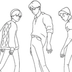imprimer coloriage KPop Demon Hunters gratuit
