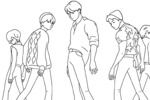 imprimer coloriage KPop Demon Hunters gratuit