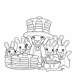 coloriage Lapin Cretin a dessiner et imprimer