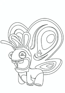 coloriage Lapin Cretin a imprimer