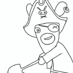 a imprimer Coloriage Rabbids gratuit