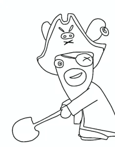 a imprimer Coloriage Rabbids gratuit