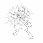 coloriage Lucario d