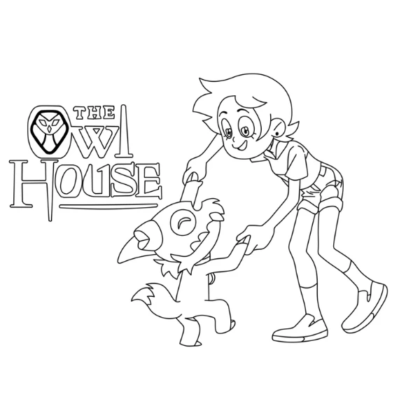 Tranh tô màu The Owl House