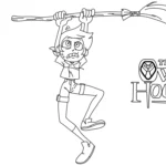 coloriage Luz à Osville pour enfant de 8 ans