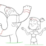 coloriage Luz à Osville pour enfant de 5 ans