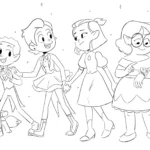 imprimer coloriage Luz à Osville pour enfant