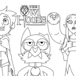 coloriage Luz à Osville pour enfants a imprimer
