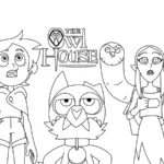 coloriage The Owl House a imprimer gratuit