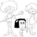 coloriage Luz à Osville pour enfant gratuit