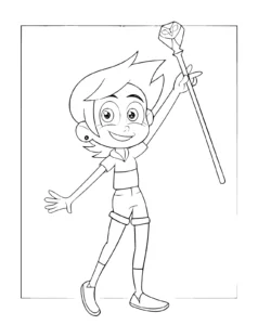 a imprimer coloriage Luz à Osville gratuit