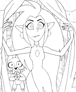 coloriage Luz à Osville gratuit