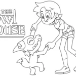 coloriage Luz à Osville à imprimer pour enfant de 10 ans
