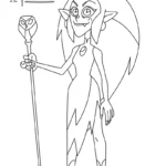 coloriage Luz à Osville à imprimer gratuit