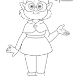 coloriage Luz à Osville pour enfant de 10 ans