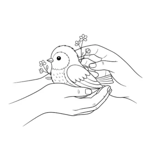 coloriage Mains pour enfant de 5 ans