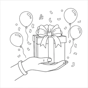 coloriage Mains à imprimer pour enfant de 4 ans