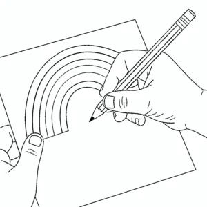 coloriage Mains gratuit à imprimer