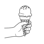 imprimer coloriage Mains pour enfant