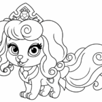 coloriage Palace Pets à imprimer pour enfant de 7 ans
