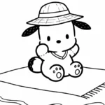 coloriage Pochacco pour enfants à imprimer