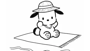 coloriage Pochacco pour enfants à imprimer