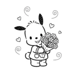 coloriage Pochacco et apprentissage