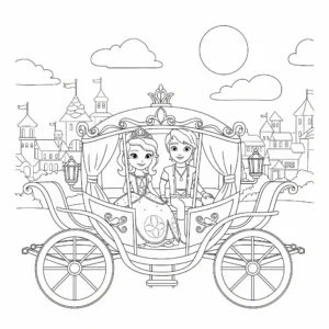 coloriage Princesse Sofia pour enfant
