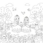 coloriage Princesse Sofia à imprimer gratuitement