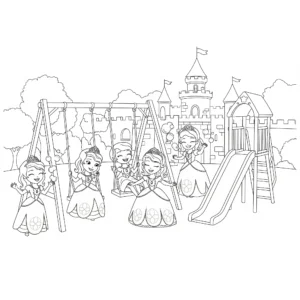 coloriage Princesse Sofia pour enfant