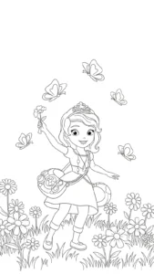 coloriage Princesse Sofia pour enfants