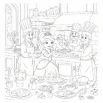 coloriage Princesse Sofia à imprimer pour enfant de 2 ans