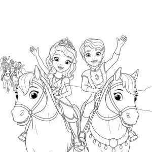 coloriage Princesse Sofia et dessins