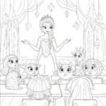 coloriage Professeur à imprimer pour enfant de 10 ans