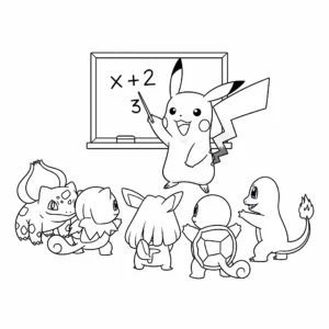 coloriage Professeur à imprimer pour enfant de 10 ans